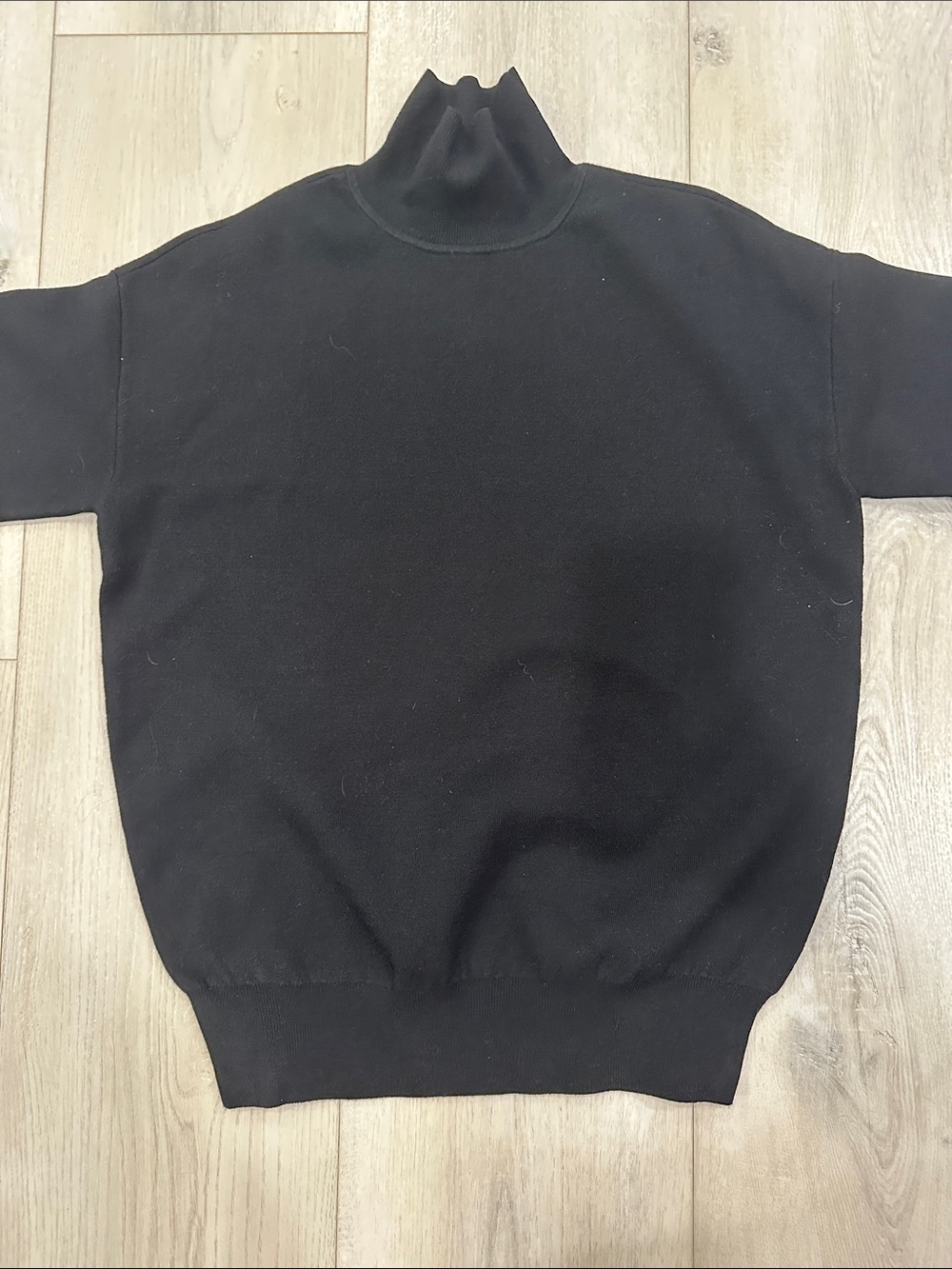 NWT Aritzia Babaton Advice Sweater Black Mock Neck 2XS